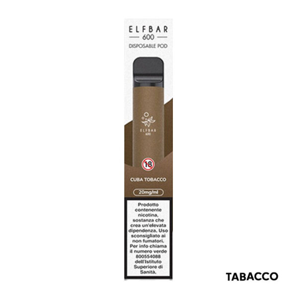 Cuba Tobacco - Pod Mod Usa e Getta - Elfbar