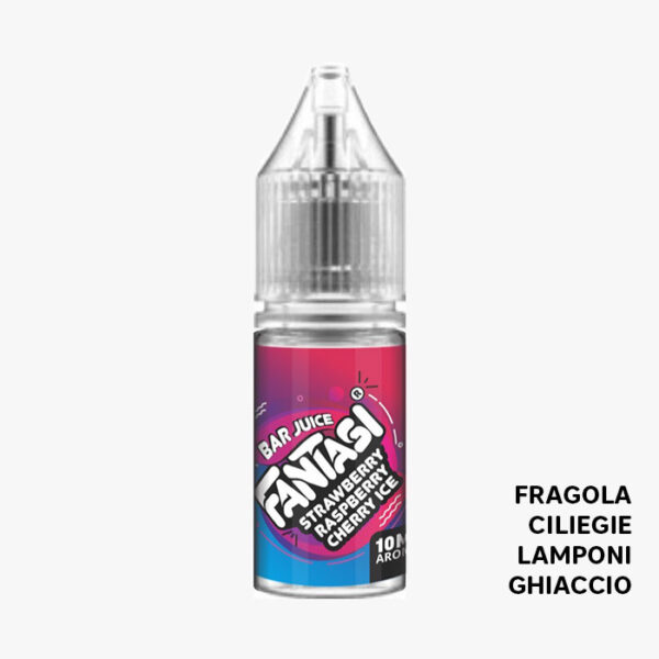 Strawberry Raspberry Cherry Ice - Aroma Concentrato 10ml - Fantasi Vape