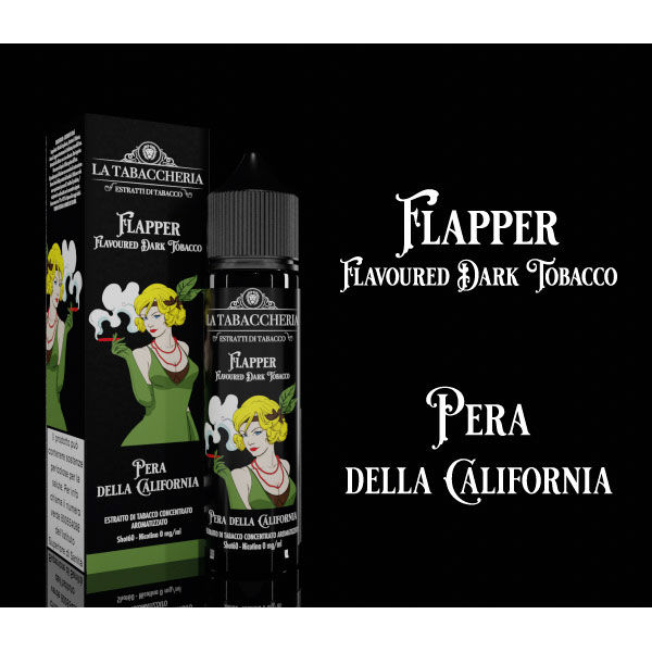 PERA DELLA CALIFORNIA - Extra Dry 4Pod - Linea Flapper Juice Tobacco - Liquido Scomposto 20ml - La Tabaccheria