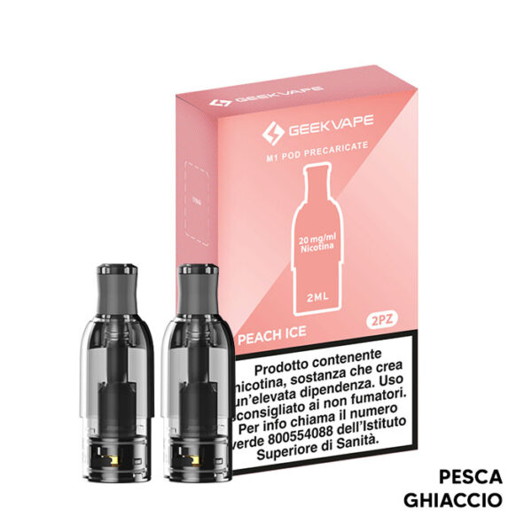 PEACH ICE - Pod Precaricata Wenax M1 - Geek Vape