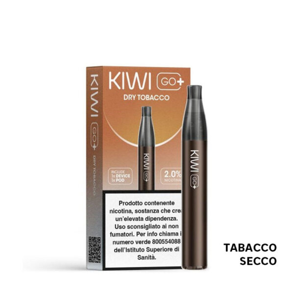 KIWI GO+ PLUS Starter Kit DRY TOBACCO - Kiwi Vapor